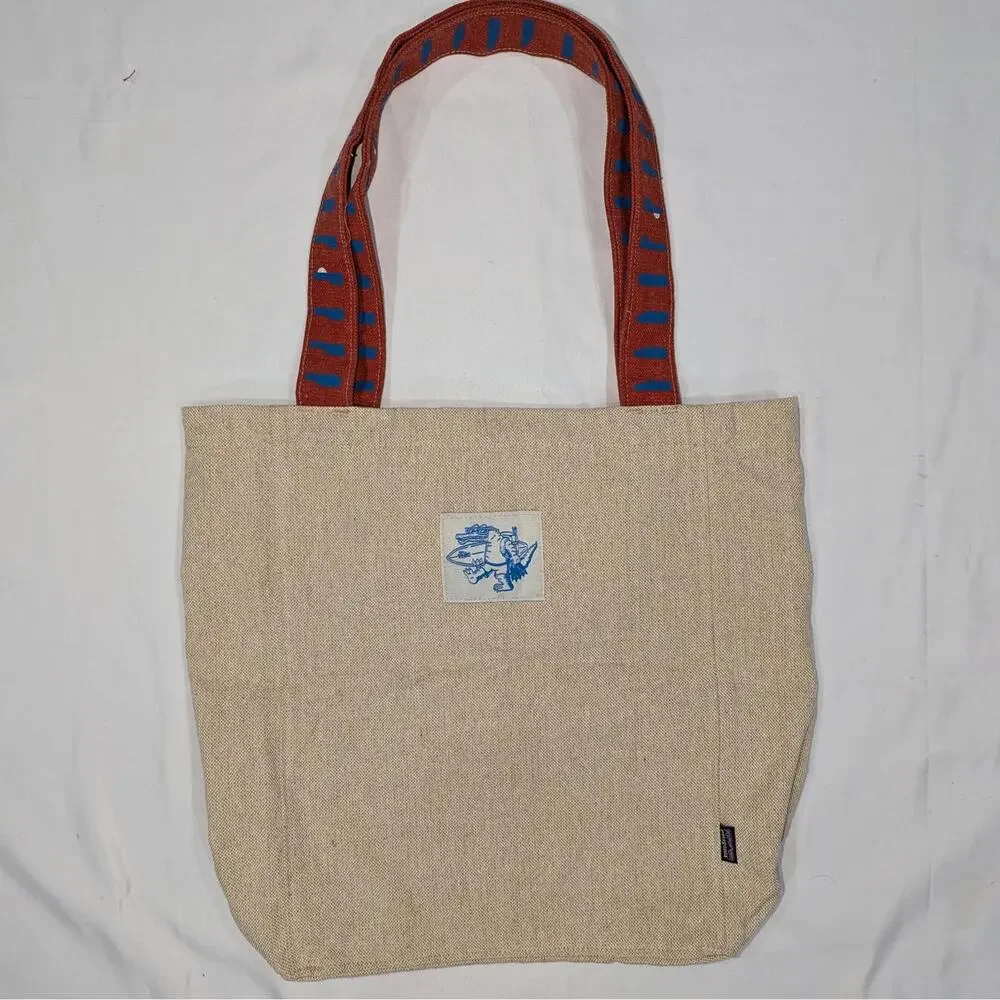 Patagonia Recycled Market Tote 59250 WPTN / Water People Banner Tan